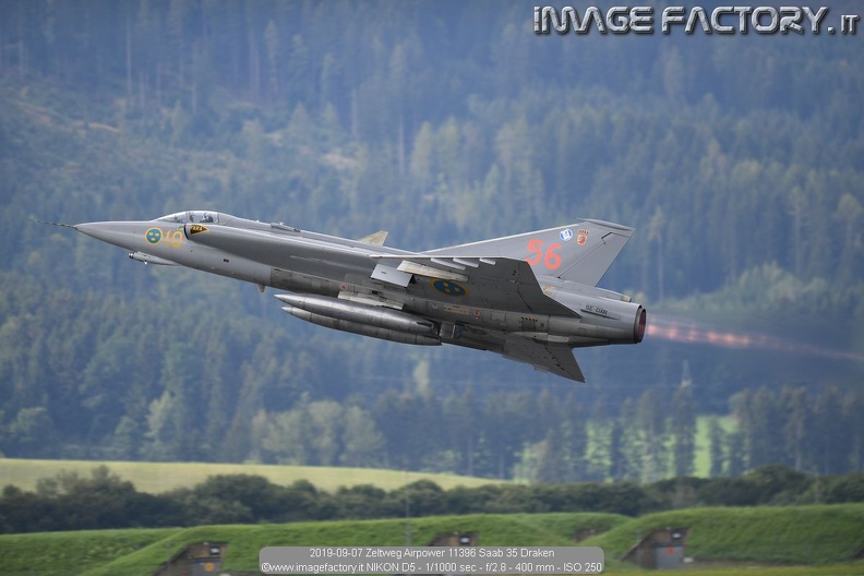 2019-09-07 Zeltweg Airpower 11396 Saab 35 Draken.jpg